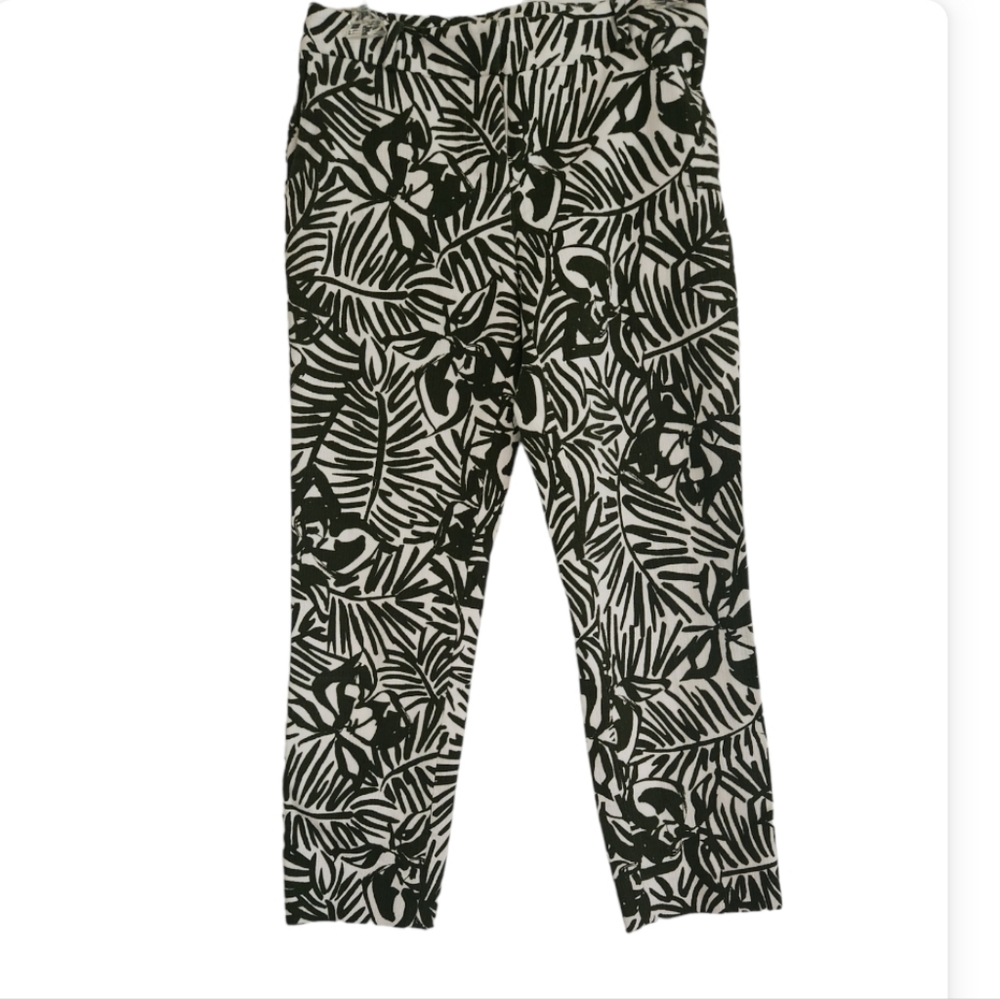 KATE SPADE ORCHID JACKIE CROPPED PANTS SZ 0 - Picture 2 of 5